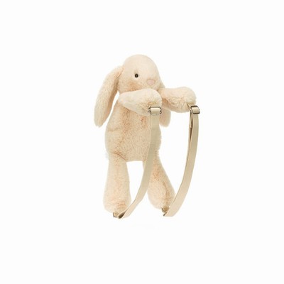 Jellycat Smudge Rabbit Backpack Bag New Zealand | NTCIP9672